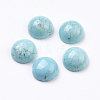 Natural Howlite Cabochons G-E482-02A-1
