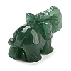 Natural Green Aventurine Elephant Decorations G-PW0007-020E-2