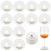 Paper Wine Glass Charms AJEW-WH0080-13C-1