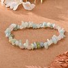 Natural Morganite Beaded Stretch Bracelets BJEW-JB02683-02-1