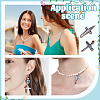 Dyed Natural Freshwater Pearl Keshi Pearl Pendants PEAR-WH0001-06B-5