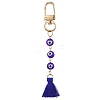 Evil Eye Lampwork Pendant Decorations HJEW-JM02359-3