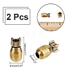  2Pcs Brass Beads KK-NB0002-91-2