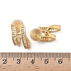 Brass Micro Pave Clear Cubic Zirconia Clip-on Earrings EJEW-K286-10G-5