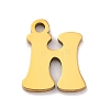 201 Stainless Steel Charms STAS-U016-01G-H-1