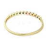 Brass Pave Cubic Zirconia Bangles for Women BJEW-B091-04G-3