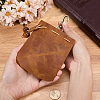 Leather Mini Pouch Keychain AJEW-WH20007-13C-3