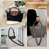 WADORN 2 Pairs 2 Colors Leather Undamaged Bag Triangle Buckle Connector FIND-WR0010-77A-7