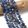 Natural Blue Aventurine Beads Strands G-Z119-A38-01-1