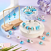 150Pcs Opaque Resin European Beads RESI-TA0004-72C-7