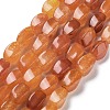 Natural Dragon Veins Agate Beads Strands G-G172-01T-1