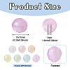 350Pcs 7 Colors Translucent Acrylic Beads TACR-TA0001-17-3