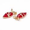 Alloy Enamel Pendants PALLOY-P287-12G-01-3