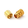 Brass Screw Clasps KK-WH0047-55G-3