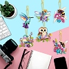 DIY Owl/Bird/Dragonfly Pendant Decoration Diamond Painting Kit PW-WG7B4B5-01-2