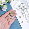 12Pcs Brass Micro Pave Cubic Zirconia Charms KK-BBC0027-44-3