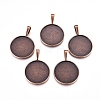 Alloy Pendant Cabochon Settings LS-PALLOY-2419-R-FF-2