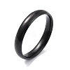 Ion Plating(IP) 304 Stainless Steel Simple Plain Band Finger Ring for Women RJEW-B036-05EB-2