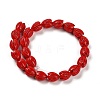 Synthetic Coral Dyed Carved Beads Strands CORA-P004-01B-2