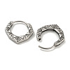 316 Surgical Stainless Steel Hoop Earrings for Women and Men EJEW-D096-20C-AS-2