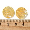 Natural Yellow Shell Cabochons SSHEL-N038-02C-3