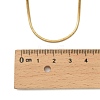 1.6MM 304 Stainless Steel Snake Chain Long Necklaces NJEW-A049-02G-3