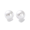 Plastic Imitation Pearl Beads FIND-M059-01C-09-2