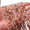 Natural Hematoid Quartz/Ferruginous Quartz Beads Strands G-I389-A04-1