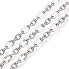 304 Stainless Steel Oval Link Chains CHS-Q009-15P-1