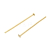 Brass Flat Head Pins KK-H502-01C-G-2