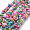 Synthetic Turquoise Beads Strands G-P406-25-1