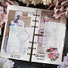 Olycraft 4 Bags 4 Styles PET Transparent Floral Frame Adhesive Decorative Stickers DIY-OC0010-25-6