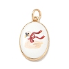Printed Brass Pendants KK-CBA9B3D-02G-08-1