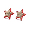 Star Sparkling Cubic Zirconia Stud Earring for Her ZIRC-C025-32G-2