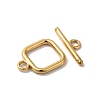 Ion Plating(IP) 304 Stainless Steel Toggle Clasps X-STAS-H212-27G-2