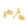 304 Stainless Steel Tiny Wings Stud Earrings with 316 Stainless Steel Pins for Women EJEW-J043-13G-2