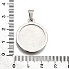 304 Stainless Steel Pendants STAS-B086-09F-P-3