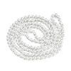 8.2MM Baking Paint Pearlized Glass Pearl Round Beaded Long Necklaces HY-T002-03A-4