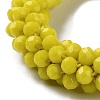 Crochet Glass Beads Braided Stretch Bracelet BJEW-S144-002E-15-2