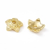 5-Petal Brass Bead Cap KK-A172-15G-1