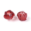 Flower Resin Bead Cap RESI-T059-17-2