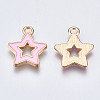 Alloy Enamel Pendants ENAM-S121-027B-3