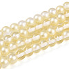 Baking Paint Transparent Glass Beads X1-DGLA-N011-6mm-02-1