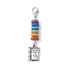 5Pcs Teachers' Day Alloy Pendant Decoration HJEW-TA00326-4