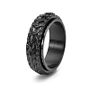 Rotatable Titanium Steel Finger Ring PW-WG50513-17-1