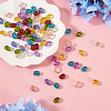 Cheriswelry 96Pcs 8 Colors Transparent Glass Beads Strands GLAA-CW0001-04-6