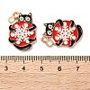 Christmas Theme Alloy Enamel Pendants ENAM-Z022-03C-3