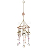 Natural Rose Quartz Chips Hanging Suncatcher GG-CBAB970-01B-1