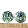 Natural Paua Shell Pendants Geometric Charms SSHEL-N038-01A-3