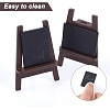 Mini Wood Easel & Chalkboard & Chalk Set ODIS-NB0001-40-5